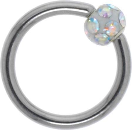 Actual product image Bijouteria Pin (Epoxy resin, Zirconia, Surgical steel 316L)