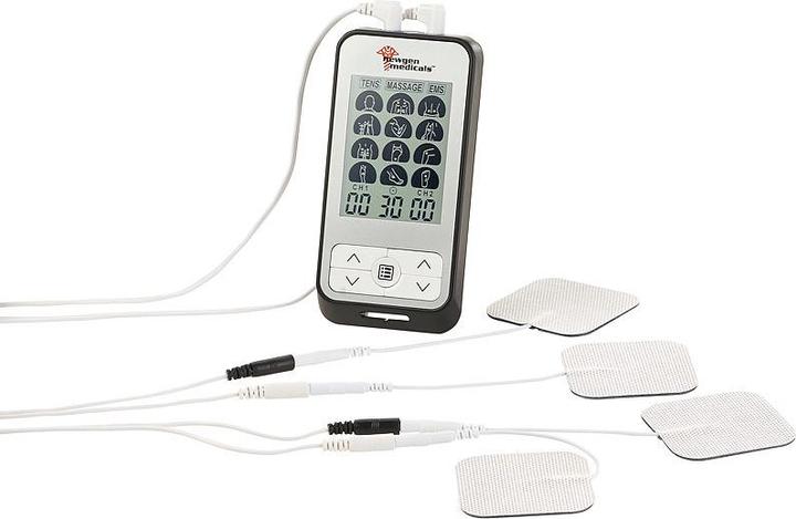 Newgen medicals 3in1-Elektrostimulator für TENS, EMS, Massage, 36 Programme