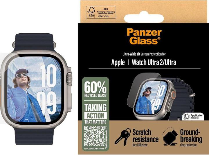 Actual product image PanzerGlass Watch Screen Protector Glass