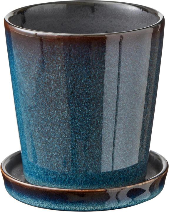 Bitz Pflanzengefäss Blau (10 cm)