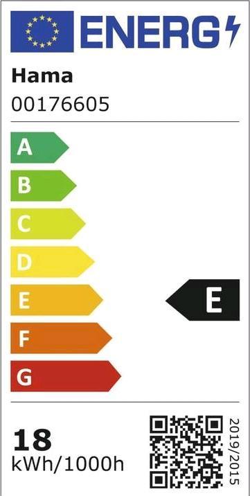 Energie-Label Hama Glitzer (2000 lm)