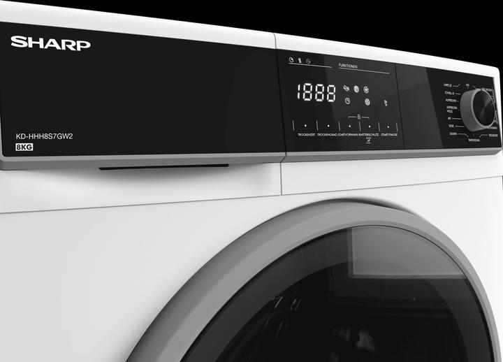 Produktbild Sharp KD-HHH8S7GW2-DE (8 kg, Rechts)