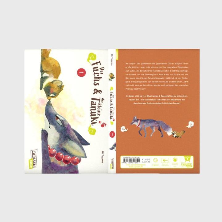 Productafbeelding Der Fuchs und der kleine Tanuki 1 (Duits, Mi Tagawa, 2025)