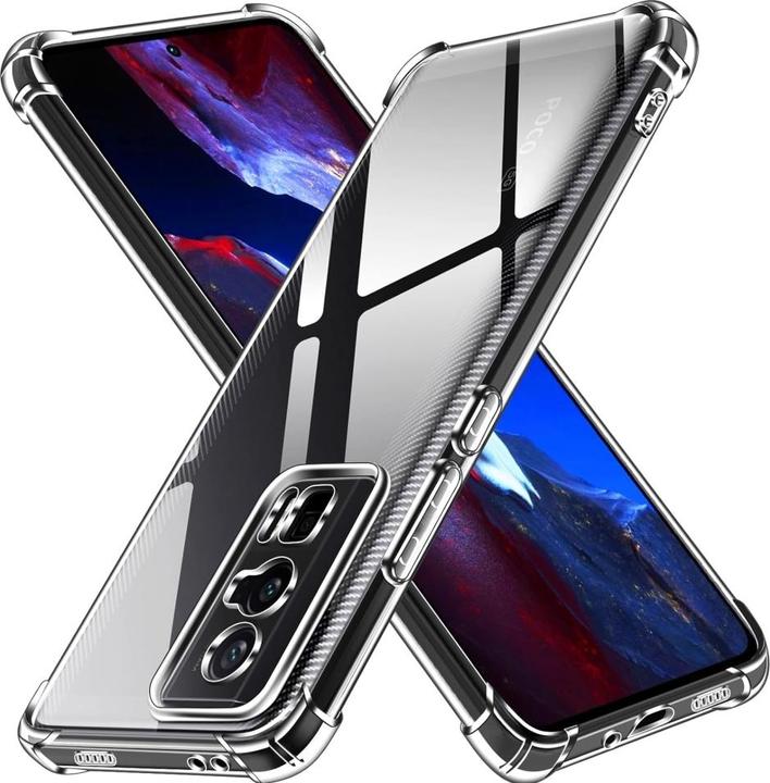 Actual product image Screenguard Xiaomi Poco F5 Pro Cover Crystal Soft Airbag Bumper (Xiaomi Poco F5 Pro)