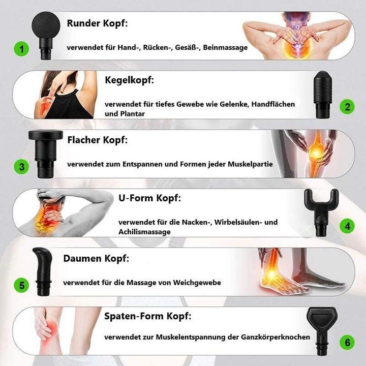 Actual product image Stride Massagepistole Elektronische Muskelmassagepistole zur Entspannung Massagegerät