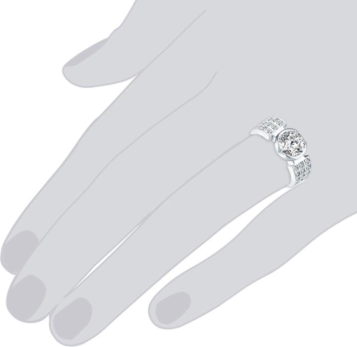 Actual product image Rafaela Donata Ladies Sterling Silver Zirconia silver - 3908 (51, 925 Silver)
