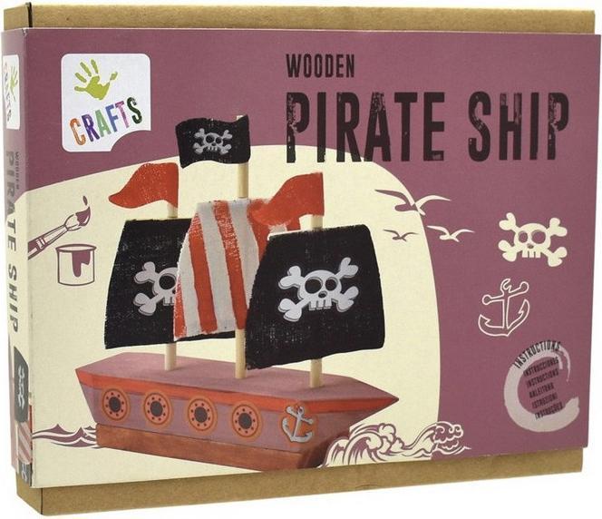 Actual product image Bim-Ba Pirate ship made of wood - Wooden Pirate Ship.shop® Pirates - Pirates