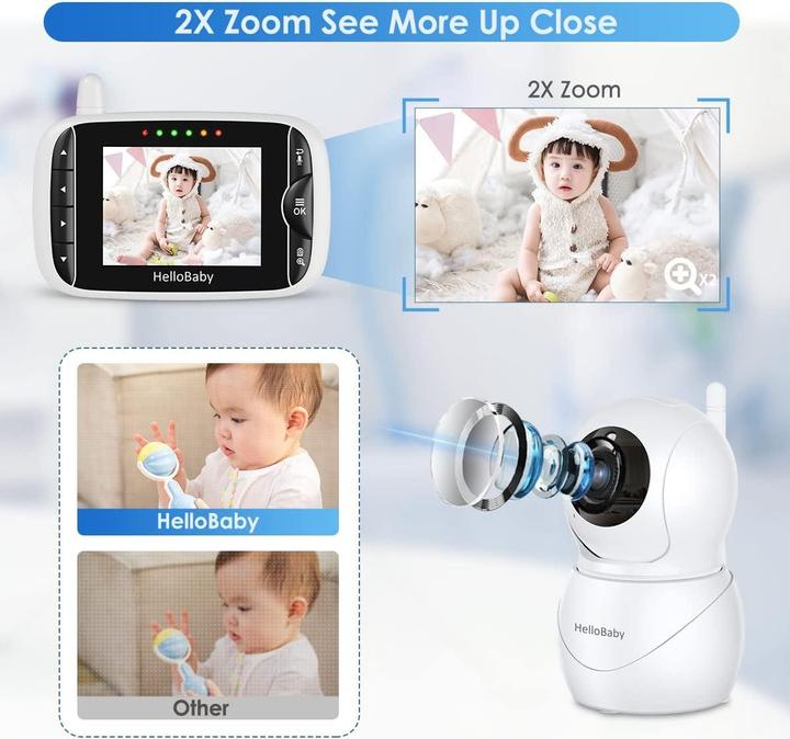 Image du produit HelloBaby HB66 pro (Vidéo et audio, 300 m)