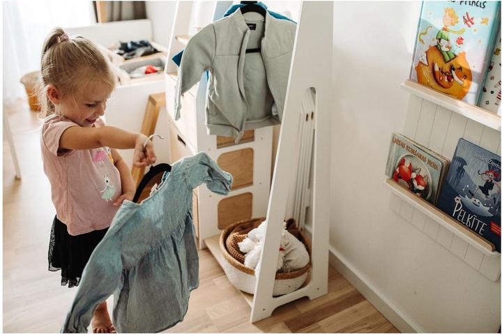 Actual product image Duck Woodworks Children's wardrobe with drawers