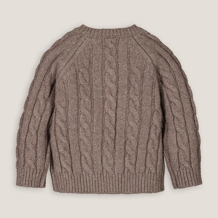Image du produit La Redoute Collections Pull à col rond avec motif torsadé (86)