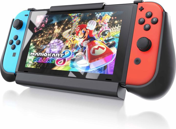 CSL Nintendo Switch battery case 10000mAh, controller powerbank with Joy-Con grips, gamepad charger (Switch)