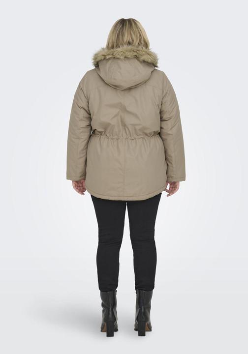 Produktbild Only Kapuze mit abnehmbarem Kunstfell-Rand Curve Parka Langer Parka (M)