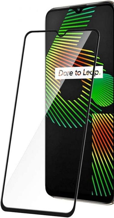 Actual product image Screenguard Realme 6i Full Screen Protective Glass Film 2.5D 9H (1 Piece, Realm 6i)