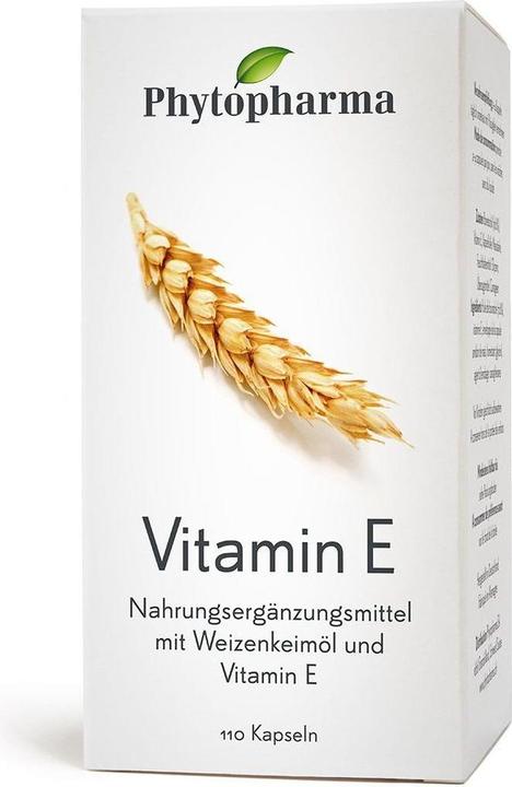 Actual product image Phytopharma Vitamin E (110 Piece, Capsules, 100 g)