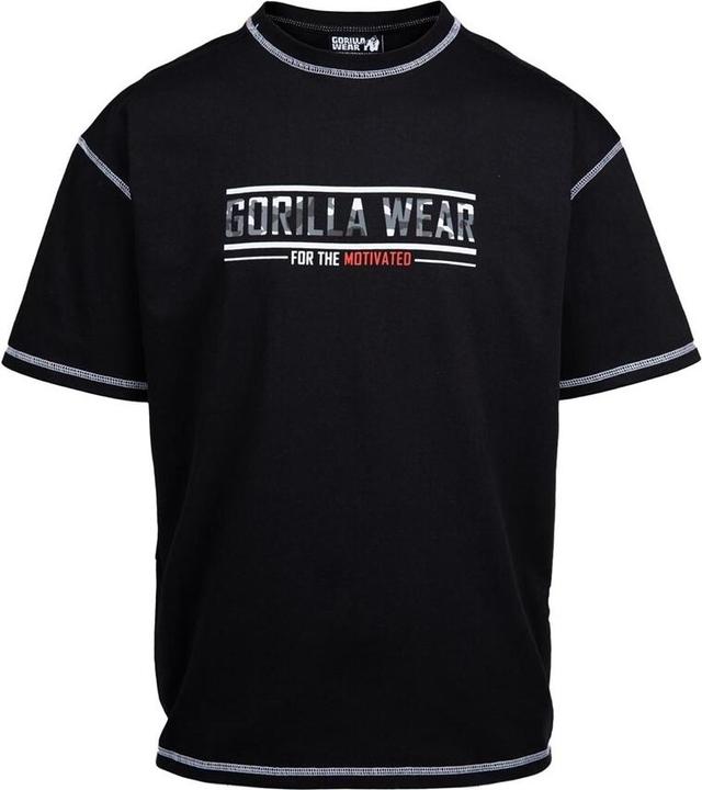 Immagine prodotto Gorilla Wear Maglietta Saginaw oversize - Nero (XXL)