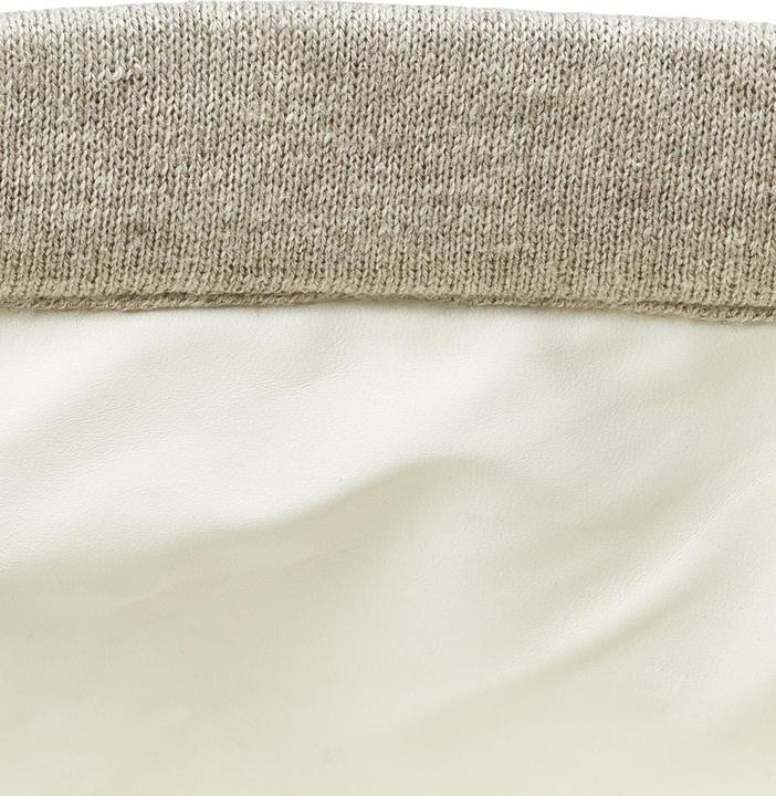 Actual product image Meyco Wrap stitch basket small Knit basic sand melange