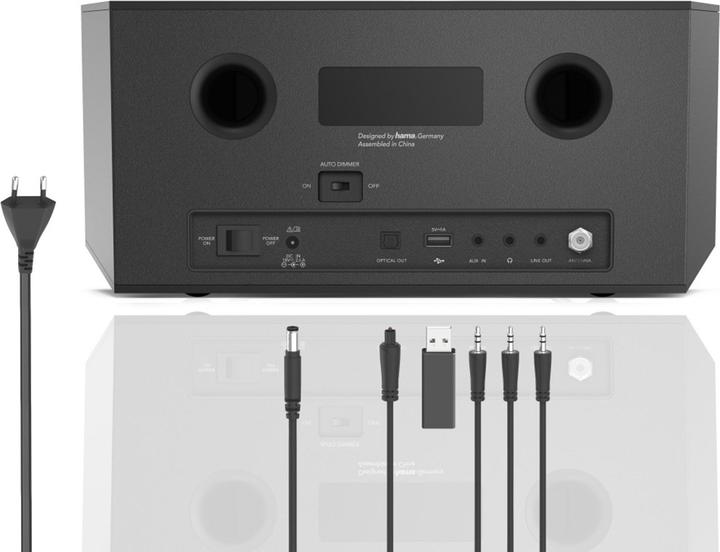 Actual product image Hama DIR3510SCBTX (DAB+, Web radio, Bluetooth, Wi-Fi)
