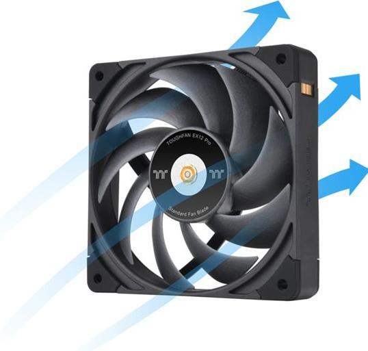Actual product image Thermaltake TT TOUGHFAN EX12 Pro 3-Pack Swappable 120x120x25 (120 mm, 3 x)