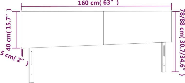 Image du produit VidaXL Roberto (160 x 5 x 88 cm)