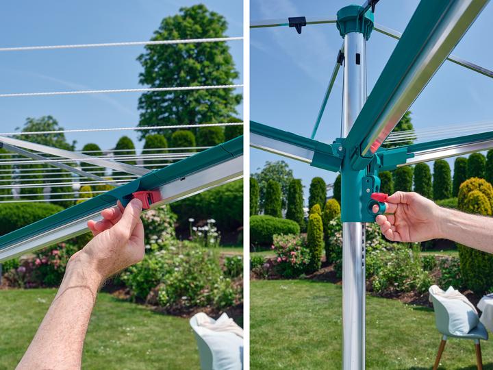 Image du produit Leifheit Séchoir parapluie Linomatic 600 Deluxe Cover (60 m)