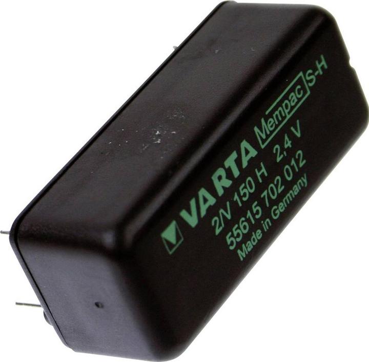 Immagine prodotto Varta 55615 702 012, Batteria ricaricabile, idruro di nichel-metallo (NiMH), 2,4 V, 2 pz, 150 mAh, -40 (2 pz., 150 mAh)