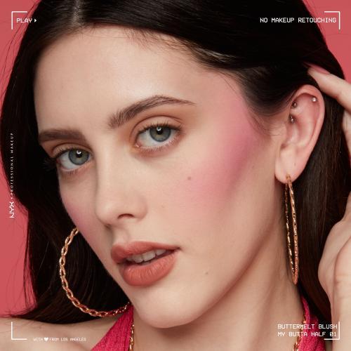 Actual product image NYX Professional Make-Up Nyx Powder Blush (01 My Butta Half)