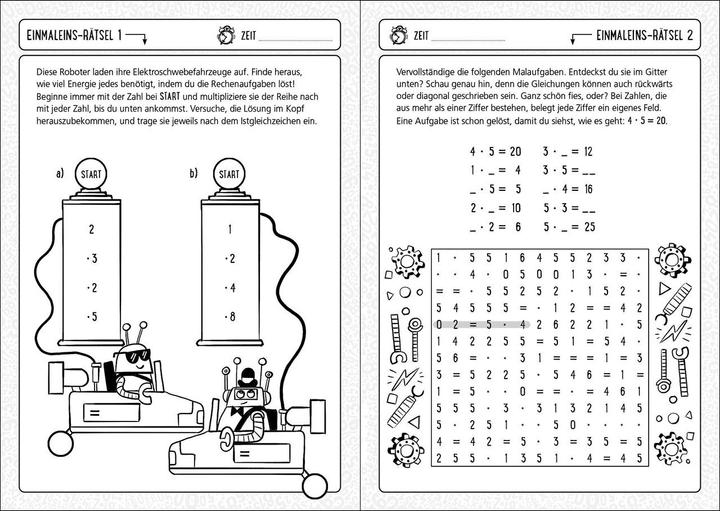Actual product image Loewe 101 Matherätsel - Das Einmaleins (German, Gareth Moors, Eva Hierteis, Chris Dickason, 2024)