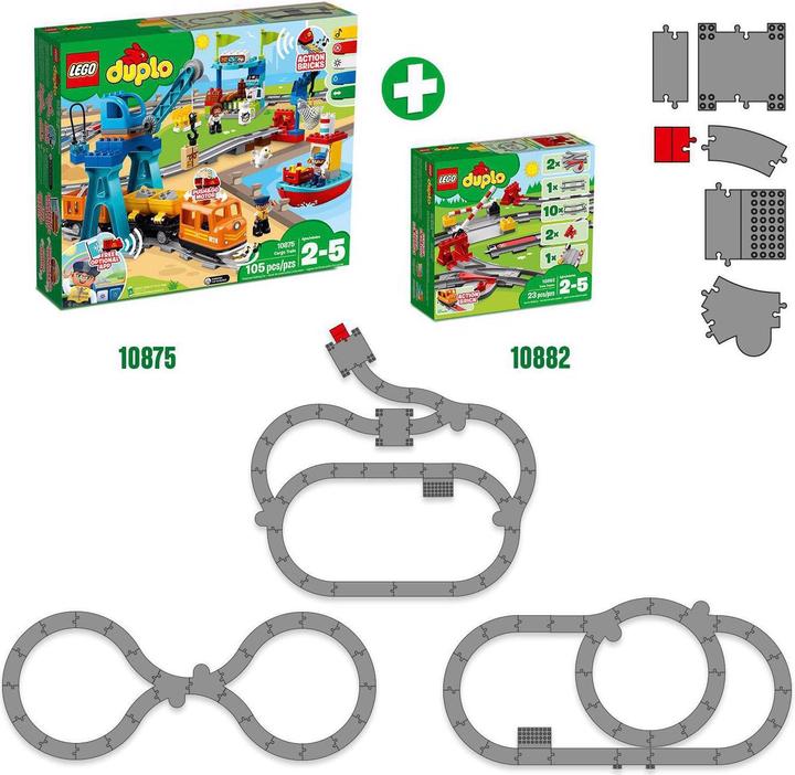 Immagine prodotto LEGO Rotaie ferroviarie (10882)