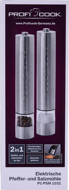 Immagine prodotto Proficook Cuoco professionale PC-PSM 1031 (Pepe, Sale)