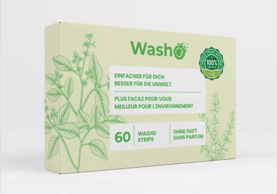 Produktbild Washo Waschstreifen (60 Waschgänge, Waschtücher)