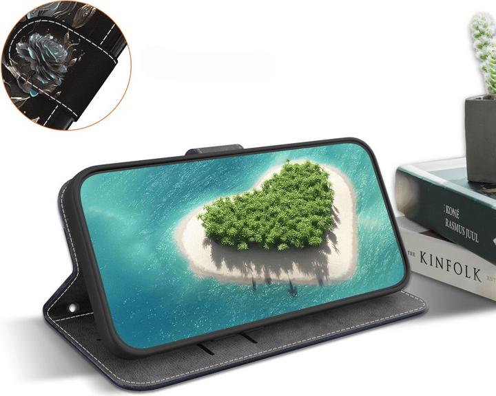 Image du produit Cover-Discount Galaxy S25 Ultra - Tasche Hülle mit Blüten Motiv (Samsung Galaxy S25 Ultra)