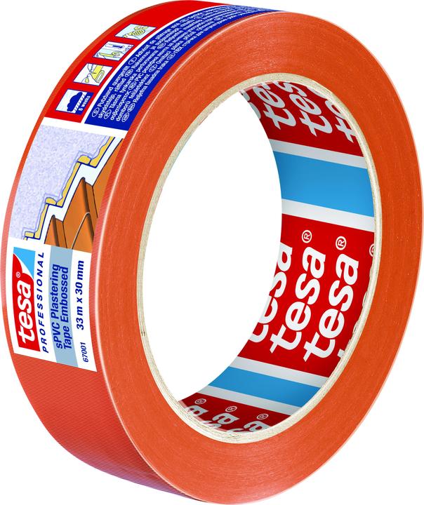 Produktbild tesa sPVC Putzband quergerillt (30 mm)