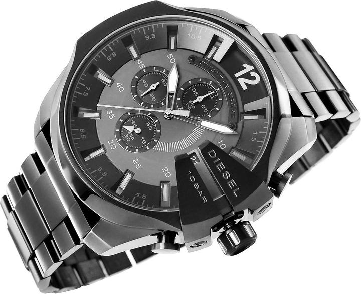 Produktbild Diesel Zegarek Zegarek Męski Mega Chief DZ4355 Czarny (Chronograph, 51 mm)
