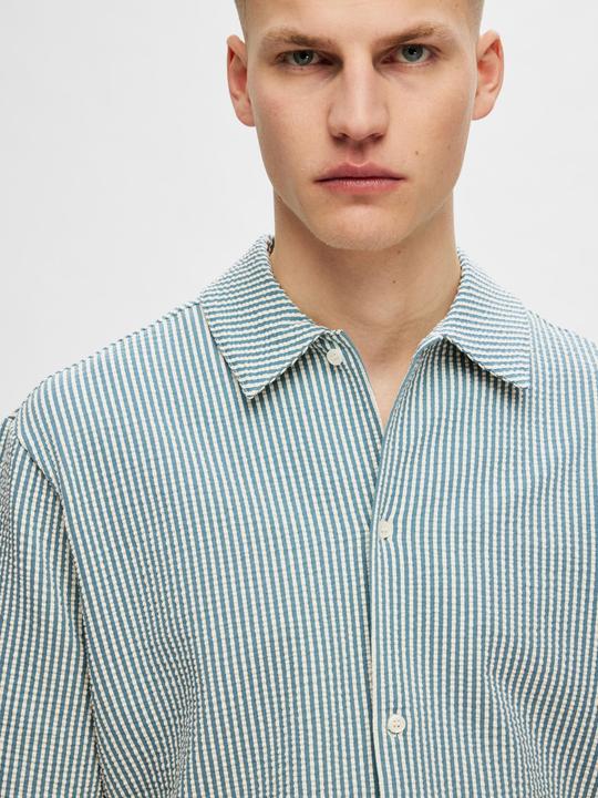 Immagine prodotto Selected Homme Camicia a maniche corte in seersucker (L)