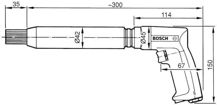 Image du produit Bosch Professional Agrafeuse pneumatique à aiguilles (Dérouilleur à aiguilles)