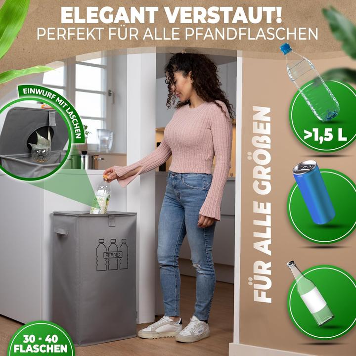 Actual product image Cottara Pfandflaschen Sammelbehälter mit Tragetasche (100 l)