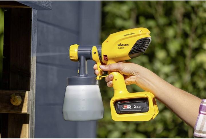 Actual product image W250 18V Akku-Farbsprühpistole 18 V Fördermenge (max.) 250 ml/min