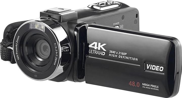 Somikon 4K-UHD-Camcorder (8 Mpx, 30p)