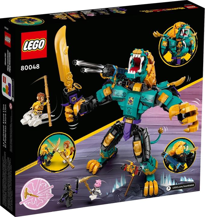 Actual product image LEGO Monkie Kid The Mighty Azure Lion (80048, LEGO Monkie Kid)