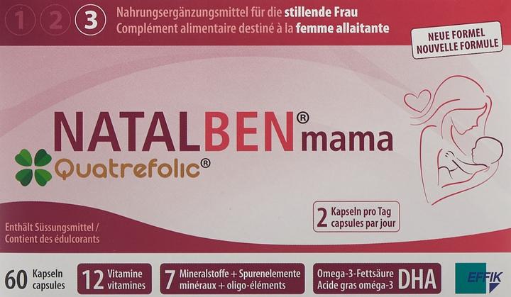 Image du produit Natalben Maman Quatrefolic (1 pièce(s), Capsules, 132 g)