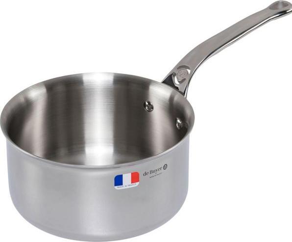 Actual product image de Buyer Affinity saucepan with lid induction (18 cm, Pot, Stainless steel)