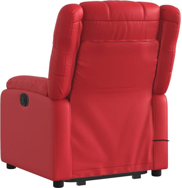 Produktbild VidaXL Massagesessel mit Aufstehhilfe Fernsehsessel Relaxsessel Rot Kunstleder