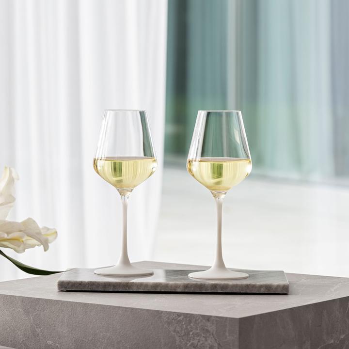 Produktbild Villeroy & Boch Weissweinglas, Set 4tlg. Manufacture Rock blanc (38 cl, 4 Gläser, Weissweingläser)