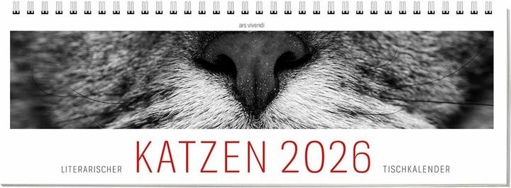 Produktbild Tischkalender Katzen 2026 (Deutsch)