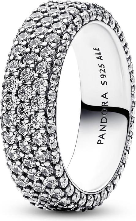 Pandora Timeless Dreireihiger Pavé Ring
