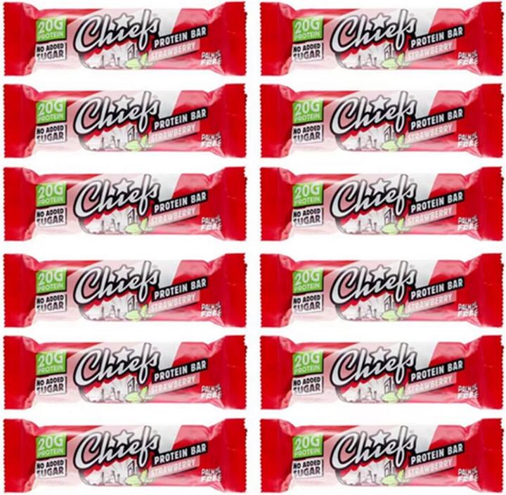 Immagine prodotto Chiefs Protein Bar (Fragola, 12 pz., 660 g)