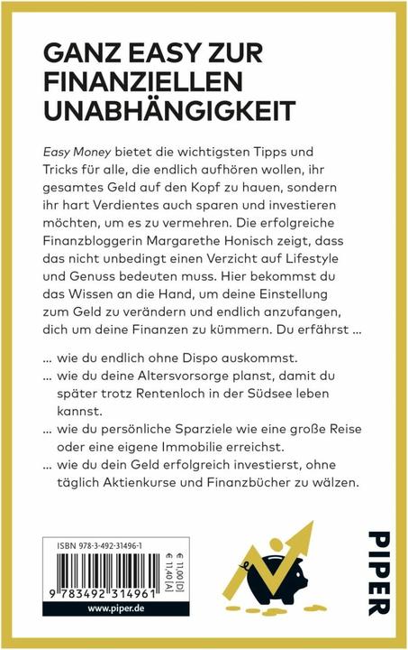 Immagine prodotto Easy Money (Tedesco, Margarethe Honisch, 2019)