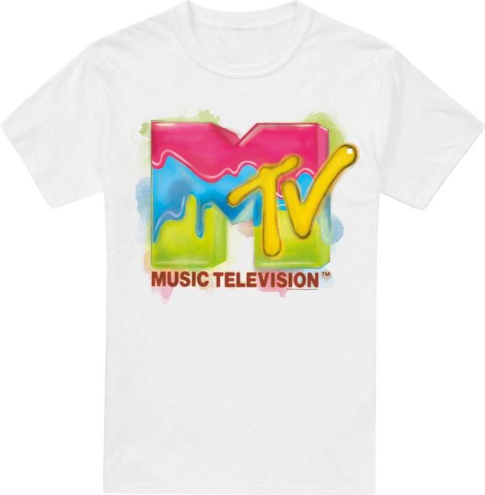 Actual product image MTV Mens Paint Logo T-Shirt (XXL)