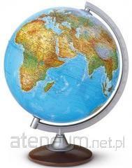 Nova Atlantis globe physically and/or politically illuminated