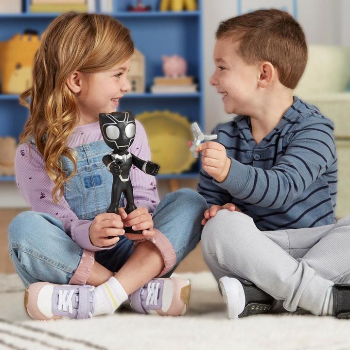 Immagine prodotto Hasbro Spidey e i suoi fantastici amici, figura d'azione di Pantera Nera in formato super, giocattolo di